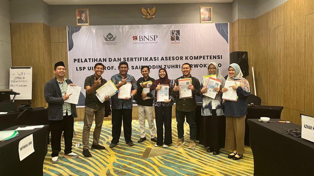 UIN Prof. K.H. Saifuddin Zuhri Purwokerto Perkuat Kompetensi SDM melalui Pelatihan Asesor Kompetensi BNSP