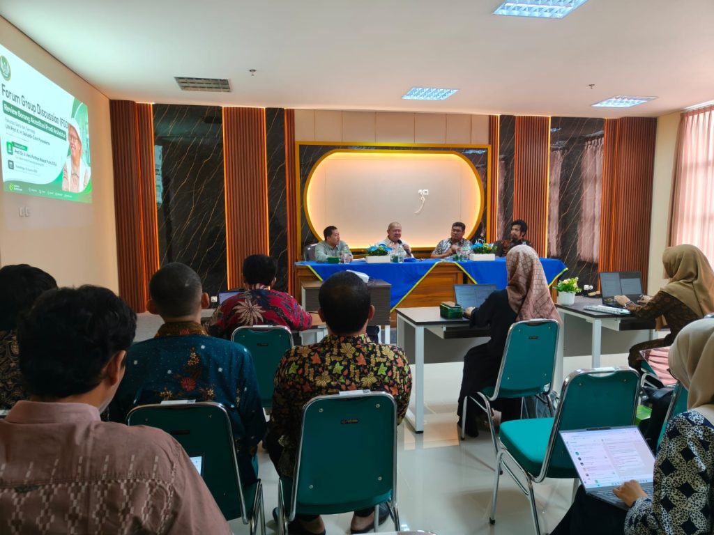 Akreditasi Prodi Arsitektur UIN Saizu: FST Gelar FGD Bersama Pakar ITB